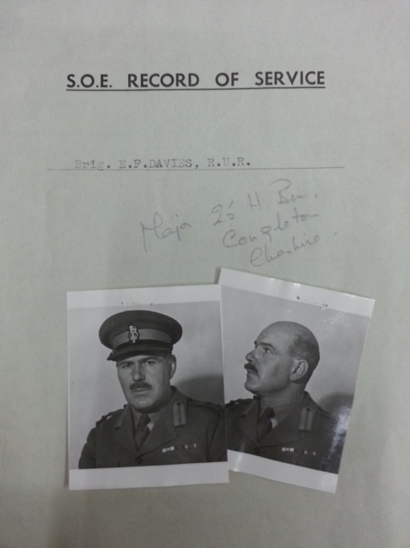 Brigadier 'Trotsky' Davies' SOE personal file (National Archives HS9/399/7)
