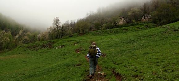 Alex Smyth in the village of Xibër